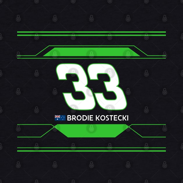 Brodie Kostecki #33 2023 NASCAR Design by AR Designs 